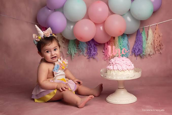 sesion de fotos bebé de 6 a 12 meses primer cumple estudio fotografico profesional smash cake
