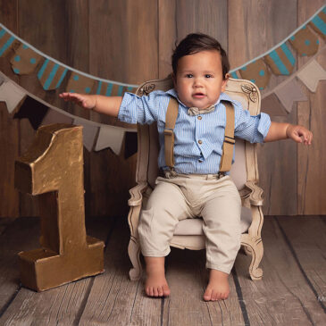 Smash cake sesion de fotos – Elian