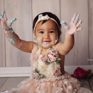 Sesion de fotos de bebes para cumple – Delfina