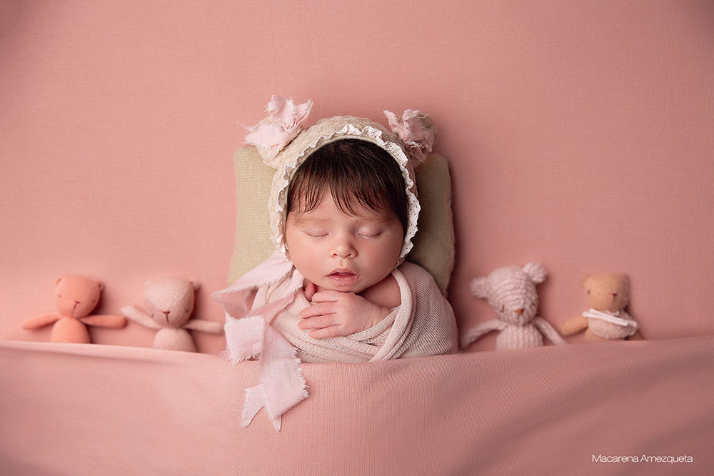 Sesion de fotos de recien nacida nena – Mila!