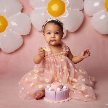 Book de fotos de smash cake primer cumple – Fabiana